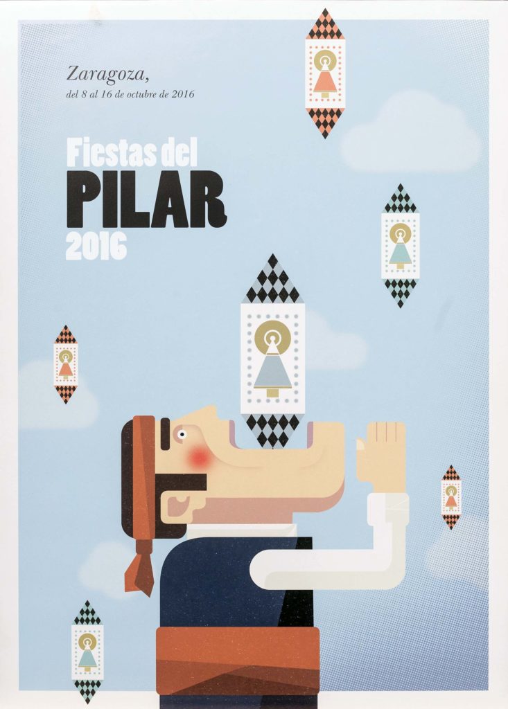 Fiesta patronales en honor de Nuestra Señora del Pilar 2016 Zaragoza